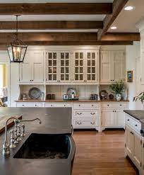 These hollow faux beams were super easy to make. New This Week 4 Kitchens That Wow With Wood Beam Ceilings