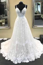 Ball Gown V Neck Spaghetti Straps Ivory Lace Long Wedding Dresses Wd331 Wedding Dresses Wedding Dresses With Straps Spaghetti Strap Wedding Dress