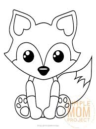 Hope you liked our wild animals coloring pages to print for your kids. Free Coloring Pages Of Baby Foxes Medium Data Coloring Pages Sensation
