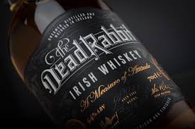 The Dead Rabbit Nyc Irish Whiskey Labels Designed By Drinksology And Proudly Printed By Multi Color Uk Visit Www Mccshowca Whiskey Label Irish Whiskey Whiskey
