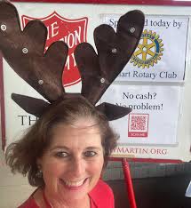 Rotarians bringing cheer and helping the Salvation Army! Falalalala!