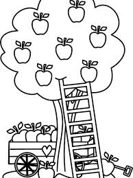 Apple Tree Coloring Pages Printable Apples Are One Of The Fruits That Many People Like Apart From Apple Coloring Pages Tree Coloring Page Fall Coloring Pages