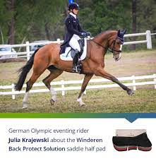 Ffc old town isn't just a gym in old town; Winderen Innovative Equestrian Solutions Review German Olympic Eventing Rider Julia Krajewski About The Winderen Back Protect Solution Saddle Half Pad Giving My Horses The Most Comfort In All Three