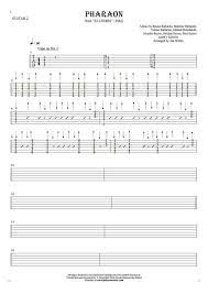 Tabs and sheet music search engine. Pharaon Tablature For Guitar Guitar 2 Part Playyournotes Tablature Guitar Download Sheet Music