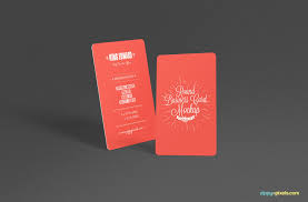 Free Stylish Round Business Card Mockup Psd Zippypixels Business Card Mock Up Business Cards Mockup Psd Vertical Business Cards