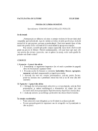 2 comunicare, aşadar la baza formării şi structurării sistemului de relaţii publice se află procesul comunicării.1 pentru relaţiile sociale şi relaţiile publice, pentru orice activitate, indiferent care ar fi aceasta, comunicarea2 reprezintă o componentă esenţială, o stare de spirit şi un instrument. Subiect Admitere 2010 Comunicare Si Relatii Publice Litere Limba Romana