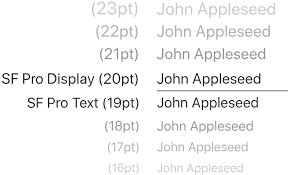 Typography Visual Design Carplay Human Interface Guidelines Apple Developer