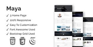 Maya Personal Portfolio Template Http Themeforu Com Webdesign Website Design Responsive Besttemplates Tem Portfolio Templates Web Design Best Templates