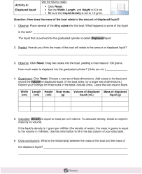 (a) the equilibrium pressure of nh3 gas would be unaffected. Student Exploration Archimedes Principle Pdf Free Download