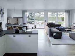 Frische fliesen für die küche. Bungalow Ambience 77 V4 Bien Zenker Wohn Esszimmer Wohnzimmer Mit Offener Kuche Offene Kuche Wohnzimmer