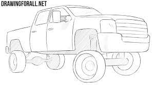 How to draw a truck. How To Draw A Truck Easy