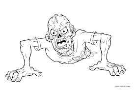 You're welcome to embed this image in your website/blog! Free Printable Zombie Coloring Pages For Kids