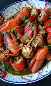 Thibeault S Table Spicy Lobster In Garlic Ginger And Black Bean Sauce Live Lobster Prices Have Been Really Good Re Lobster Recipes Seafood Recipes Recipes