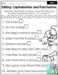 Mastering Grammar And Language Arts Punctuation Worksheets Teaching Punctuation Capitalization Worksheets