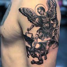 Be our safeguard against the wickedness and snares of the devil. 155 Saint Michael Tattoos Everything You Need To Learn With Meanings Wild Tattoo Art