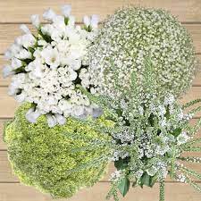 Sensory play is the best preschool activity around! 150 Stem Assorted White Fillers Green Garlands Wedding Wedding Colors Wedding Flowers