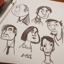 Tuesday Morning Doodle Random Faces N1928 Clipstudiopaint Characterdesign Cartoon Daubbrush Drawing Videos For Kids Cartoon Girl Drawing Clip Studio Paint