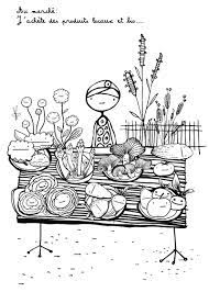 14 j achete des produits locaux et bio coloriage theme environnement enfant poisson
