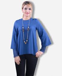 Kol Ucu Dantelli Bluz Lr4002 Moda Bluz Bluz Modelleri
