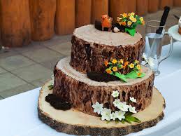 Baumstamm Torte Hochzeitstorte Tree Stump Wedding Cake Tortendeko Motivtorten Ohne Fondant Kuchen Ideen