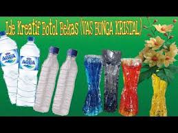 Ibrahim chalhoub / afp peringatan natal jatuh setiap tanggal 25 desember, setiap kota di berbagai belahan dunia mempunyai berbagai pohon natal yang unik dan berbeda. Diy Creative Idea With Plastic Bottles Ide Kreatif Vas Bunga Kristal Dari Botol Plastik Bekas Youtube Botol Plastik Botol Vas