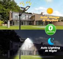 Amazon.com: Juyace Luces de calle solares de 80 W lámpara al ...