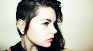 While the look has been connected to gang affiliation in the past, these shaved lines do not have the same negative connotations today. Eyebrow Slits Gang