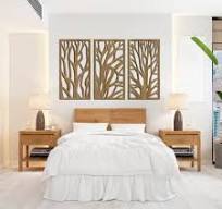 3 Panel Wood Wall Art, 3 Panel Wall Art Trees, Three Panel ...