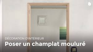 18 inspirant de encadrement leroy merlin decor de mariage. Poser Un Champlat Moulure Bricolage Youtube