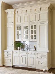 A Coffee Bar And Drinks Area Is Dressed Up With Clive Christian Cabinetry In Classic Cream Luxury Kitchens Cream Kitchen Cabinets Pantry Design