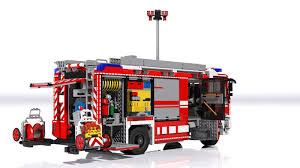 Man Rosenbauer Hlf 20 Rescue Pumper Rear Lego Ambulance Lego Lego Fire