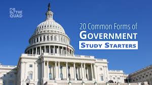 20 Common Forms Of Government Study Starters The Quad
