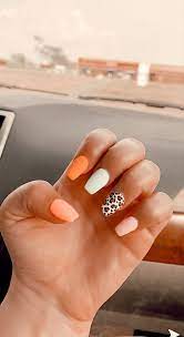 Acrylics Acrylic Nails Coffin Short Simple Acrylic Nails Fall Acrylic Nails