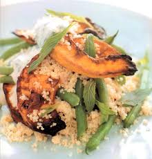 Stir in the beans, broth, sweet potato, tomato, thyme, cumin, paprika, salt, and cayenne. Roast Pumpkin And Couscous Salad Recipe Recipematic