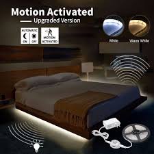 Under Bed Light Motion Activated Sensor Flexible Led Strip Bedside Night Lamp