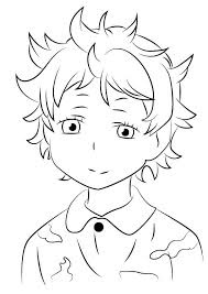 Customize the letters by coloring with markers or pencils. Natsu Hinata From Haikyuu Coloring Page Free Printable Coloring Pages For Kids