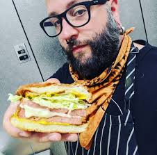 Kilt lettuce and fried boloney sandwich supper