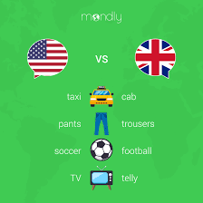 The Language Battle American English Vs British English P British And American Words British And American English American English Vs British English