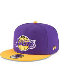 Los angeles lakers la snapback hat cap one size adjustable solid black new!! New Era Los Angeles Lakers Purple 2tone 9fifty Mens Snapback Hat 59001830