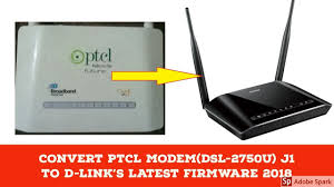 Install Or Upgrade The Firmware Of Ptcl D Link Dsl 2750u H W J1 Youtube