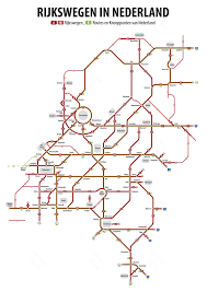 Highway Map Of The Netherlands 1787x2526 X Post R Thenetherlands Highway Map Map Transit Map