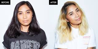 It is a result of low brown eumelanin, high black eumelanin, and high pheomelanin. I Went From Black To Blond What It S Like To Bleach Your Hair