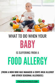 For your baby at risk for food allergies, it is important to introduce foods one at a time. A Quick And Helpful Guide To Help You Manage Baby Food Allergies Baby Food Allergies Baby Food Recipes Food Allergies