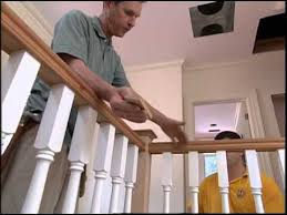 Lift the damaged spindle out of the. Installing Stair Handrails And Balusters Youtube