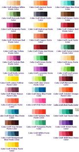 Americolor Gel Color Mixing Chart Bedowntowndaytona Com