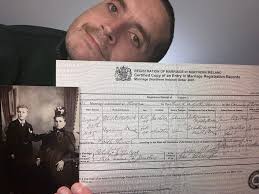 It's Great Learning Family History and Happy 150th Anniversary to my Great  Great Great Grandparents Robert Kilpatrick and Eliza Ann Armstrong who got  married 26th August 1865 in St John Church Dromore