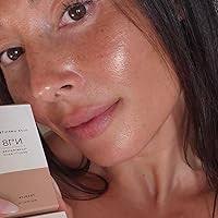 Amazon.com: + Lux קרם יופי מאיר ללא סינון N°18 במלח (ברק אופל שקוף), לא  רעיל, ללא אכזריות, מקל פנים הדגשה טבעוני : יופי וטיפוח