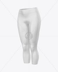 Download Women S Capri Leggings Mockup In Apparel Mockups On Yellow Images Object Mockups