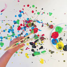 Bouncy Ball Painting With Tongs Gloucestershire Resource Centre Http Www Grcltd Org Scrapstore Improve Handwriting Improve Your Handwriting Crafty