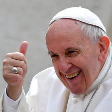 Girl steals Pope Francis' hat at Vatican greeting